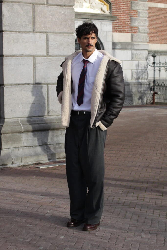 HUNTER SHEARLING CHOCOLATE BROWN